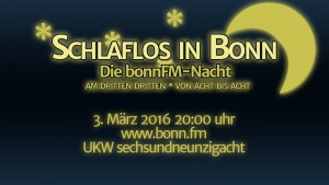 Read more about the article Schlaflos in Bonn – die bonnFM-Nacht